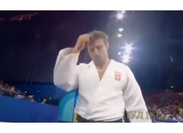 An athlete was suspended for five months after making a religious gesture at the Paris Games.