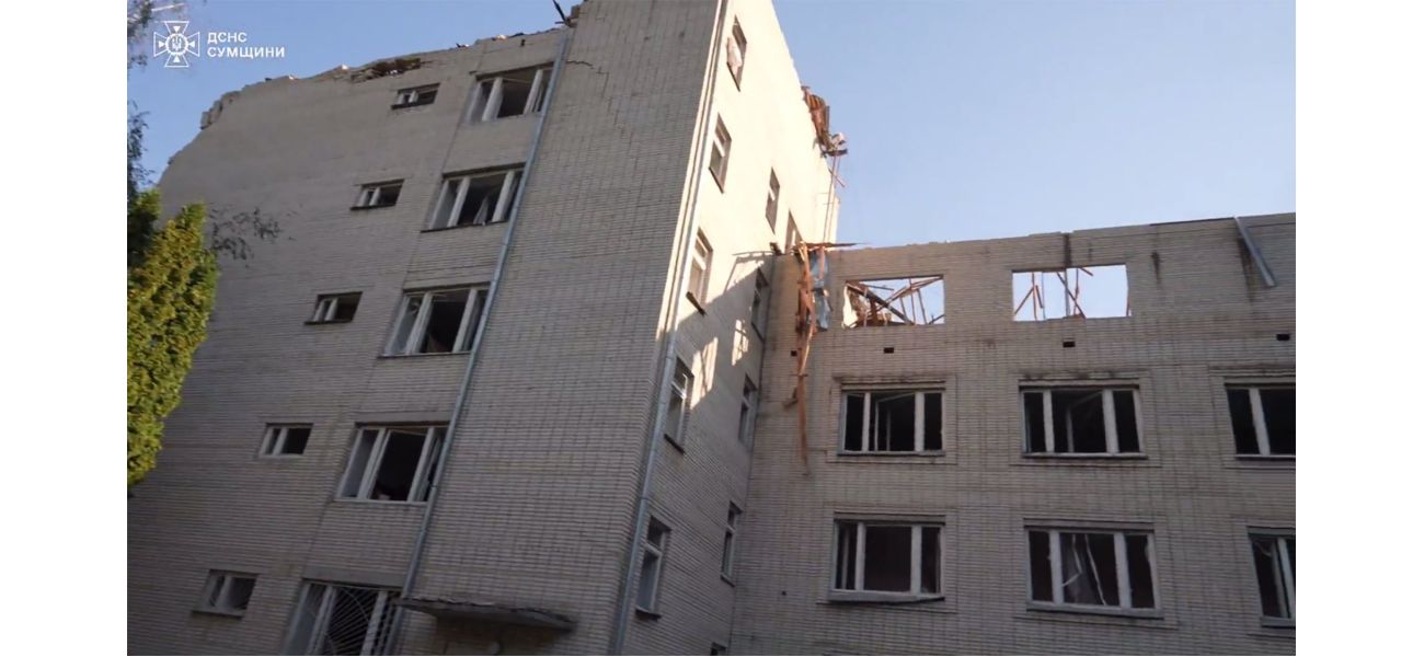 Putin destroys care home with guided bombs, leaving hundreds homeless.