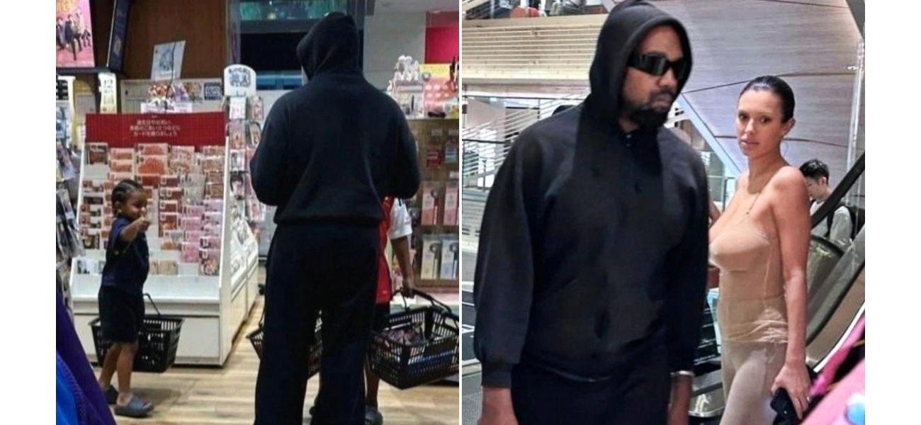 Bianca Censori appears nearly nude while out shopping with Kanye West and their kids.
