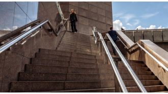The steps by the train station were voted London's worst.