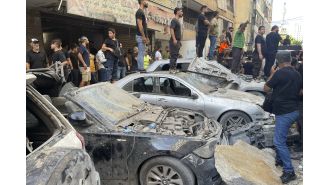Israeli attack on Beirut leaves three dead and several injured following Hezbollah's rocket assault.