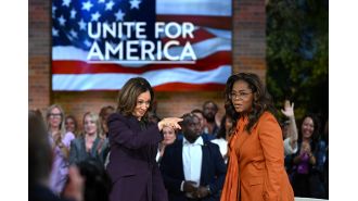 Kamala Harris cautions that intruders will be shot if they enter her home.