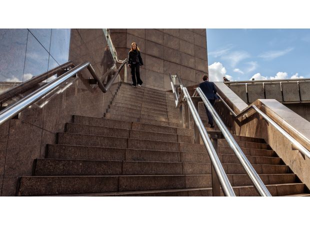 The steps by the train station were voted London's worst.
