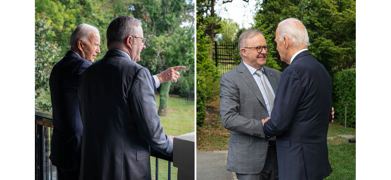 Biden happy with PM's gift during meeting at his house.