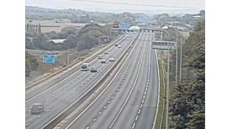 Travel disruptions on weekends due to scheduled road closures and a motorway accident.