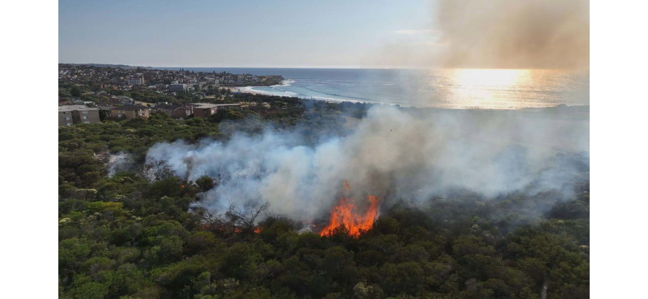 Sydney's southern area experiences a fire.