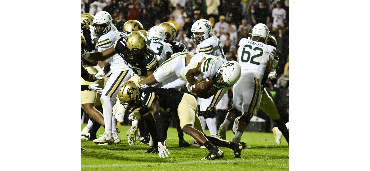 CU Buffs defeat Baylor 38-31 in OT after a stunning comeback; photos show key moments throughout the game.