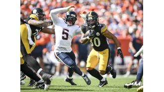 Broncos put Browning on IR after foot injury in game against Steelers.