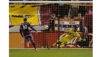 The Colorado Rapids secure a spot in the MLS Cup playoffs after defeating Toronto 2-0.