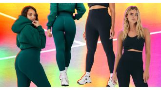 New discounted leggings that shape hips and lift butt. 20% off.