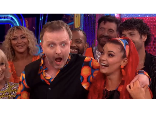 Comedian Chris McCausland's questionable joke on Strictly causes discomfort among viewers during show controversies.