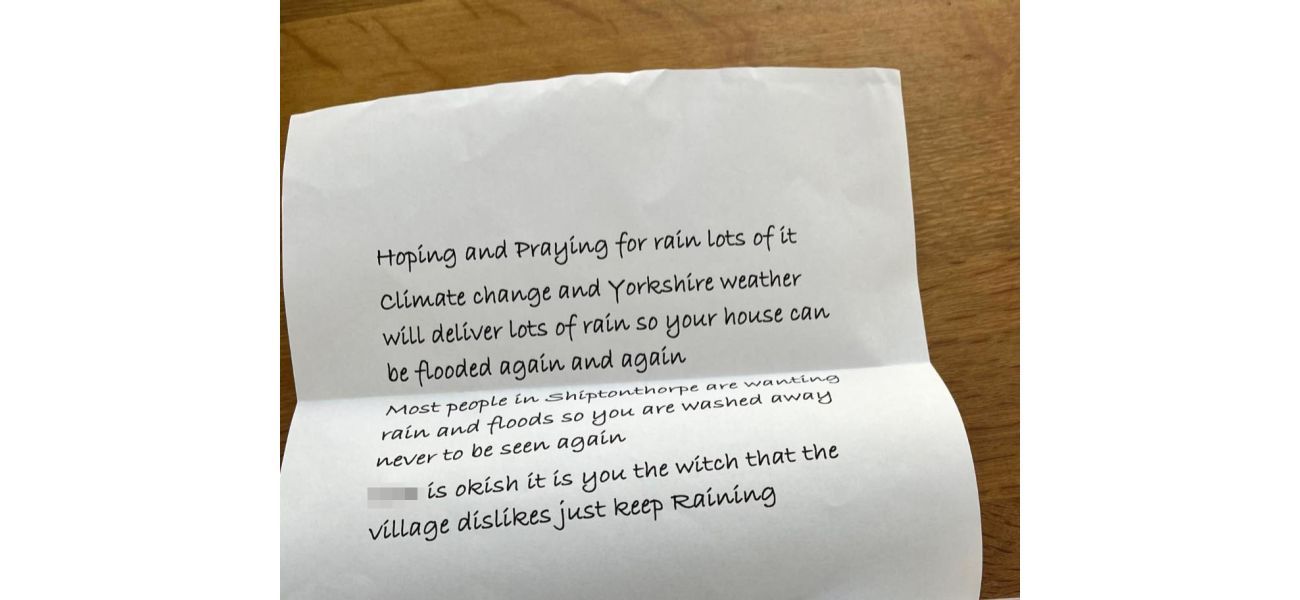 Small town plagued by anonymous letters for two years, causing fear among residents.