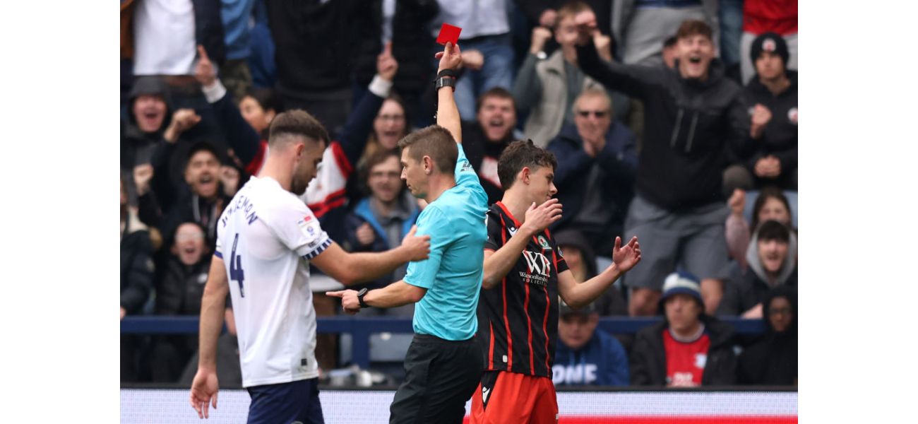 Liverpool's Owen Beck was bitten on his neck and then received a red card in a chaotic incident while on loan.