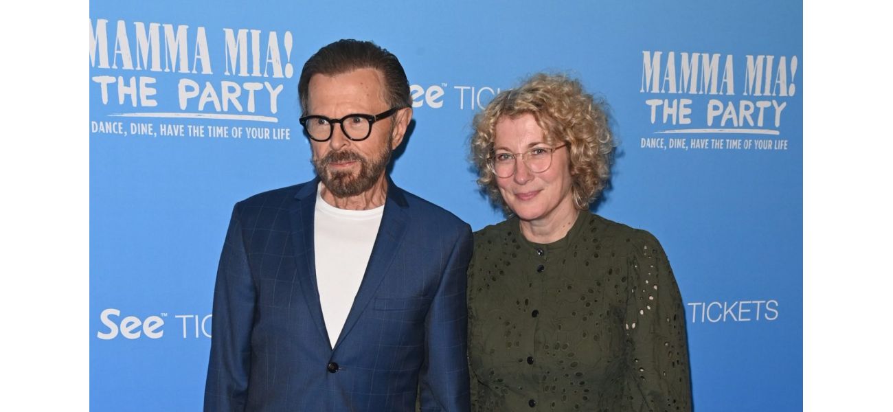 A well-known British TV personality marries ABBA member Björn Ulvaeus, 79, to his third spouse.