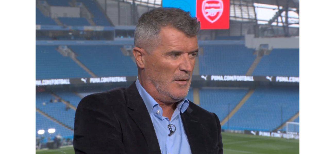 Keane interrupts pundit to criticize Arsenal after draw with Manchester City.