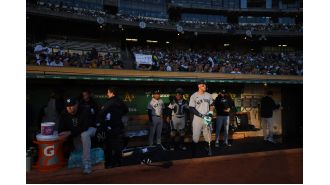 Judge and Stanton lead Yankees to victory in second to last game ever played at Oakland Coliseum.
