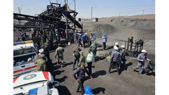 33 dead in Iran coal mine blast.