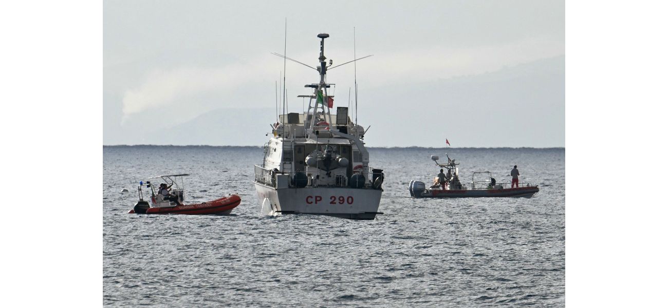 A large amount of classified information could be stuck on a sunken superyacht.