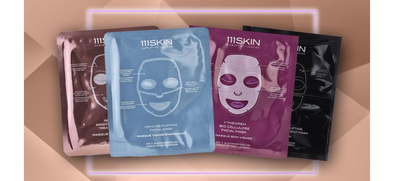 Get 20% off on 111SKIN's celebrity-endorsed masks for depuffing, smoothing, and tightening.