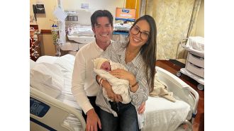 Comedian John Mulaney and actress Olivia Munn have a new baby via a surrogate.