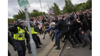 A boy involved in riots was not charged due to his parents giving him a serious warning.