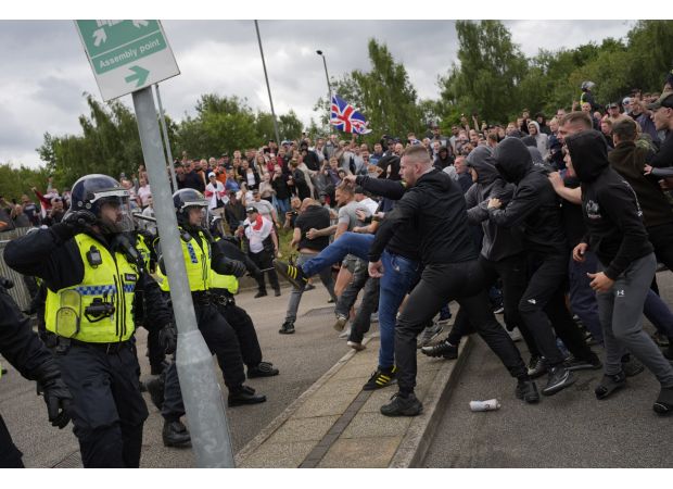 A boy involved in riots was not charged due to his parents giving him a serious warning.