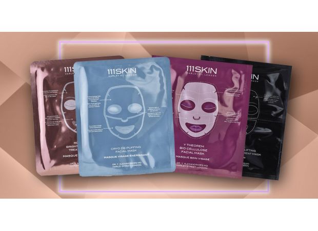 Get 20% off on 111SKIN's celebrity-endorsed masks for depuffing, smoothing, and tightening.