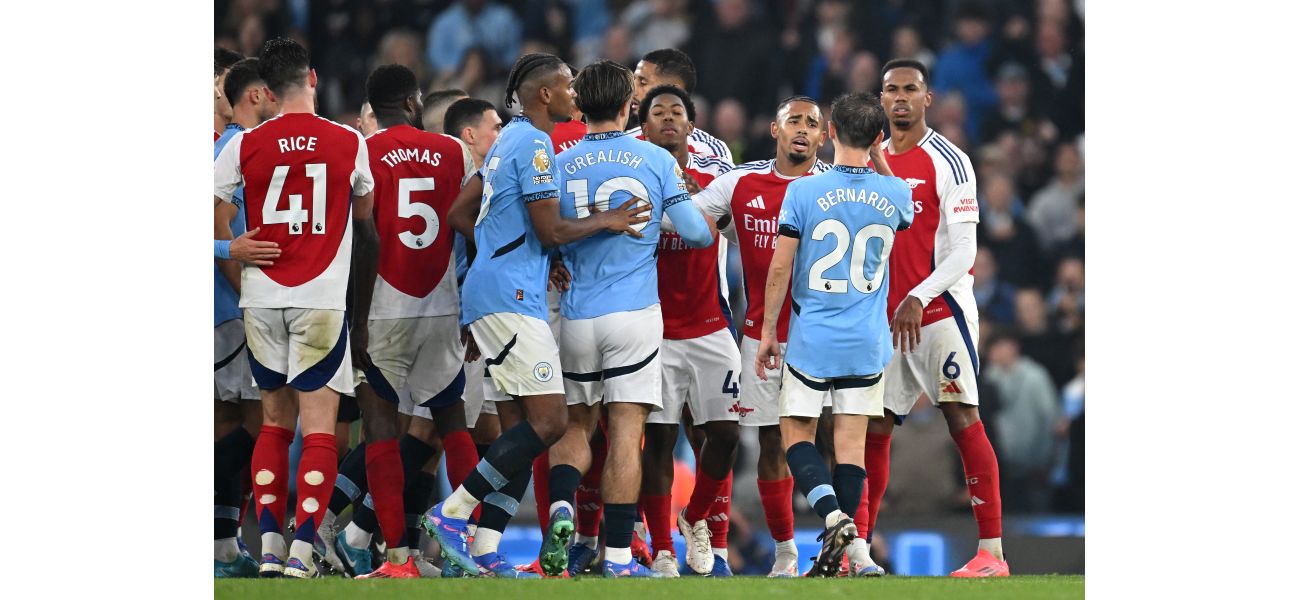 A Manchester City player taunts Arsenal for their lack of trophies and accuses them of time-wasting.