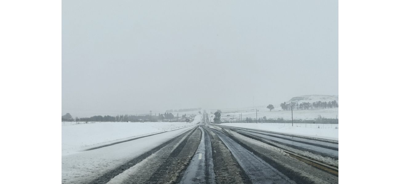 Unusual heavy snowfall covers South Africa during a time of extreme weather worldwide.