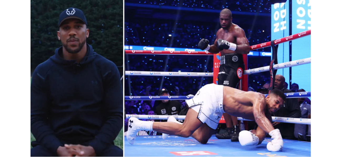 Boxer Anthony Joshua shares his thoughts and future goals following Daniel Dubois' devastating loss.