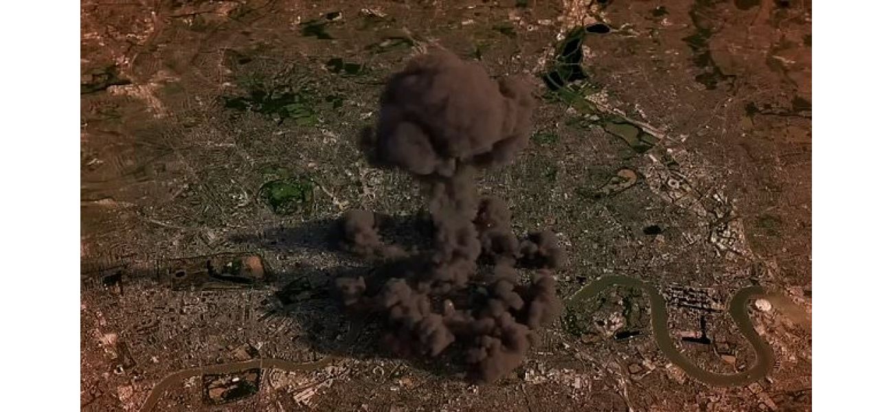 Russian TV channel stages fake nuclear attack on London to support Putin.