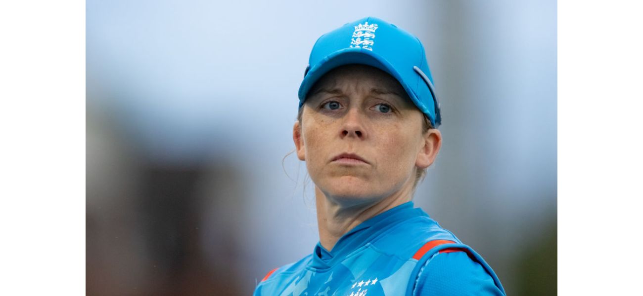 England women's cricket captain Heather Knight receives penalty for photo wearing blackface.