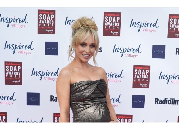 Pregnant Jorgie Porter shares exciting news about her baby.