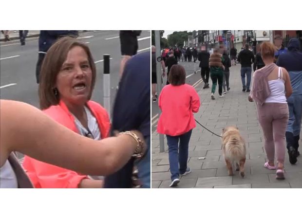 Mother and daughter imprisoned for bringing their chow chow to far-right protest.