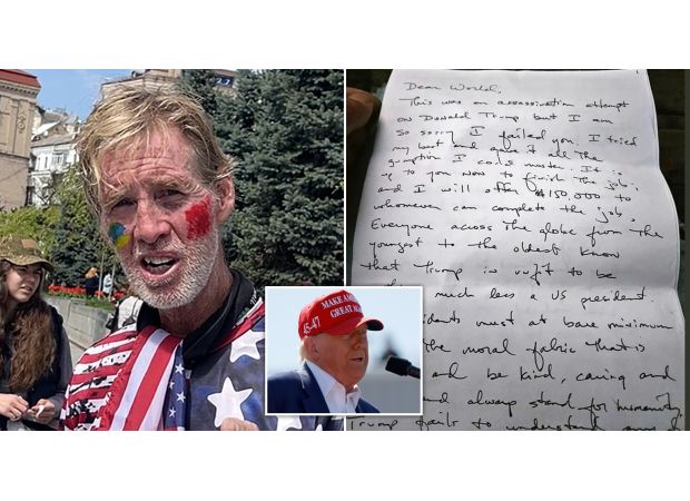 A person who intended to assassinate Trump left a disturbing note instructing others to complete the task.