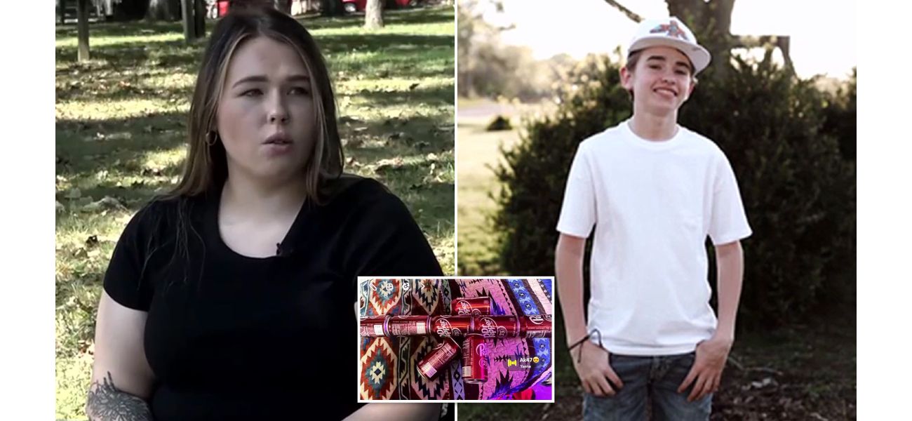 A boy got suspended from school for sharing a photo of soda cans resembling a gun.