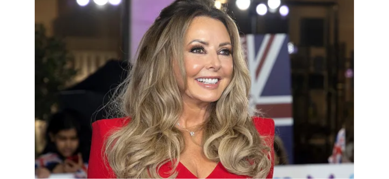 Carol Vorderman reveals shocking truth about her iconic rear end.