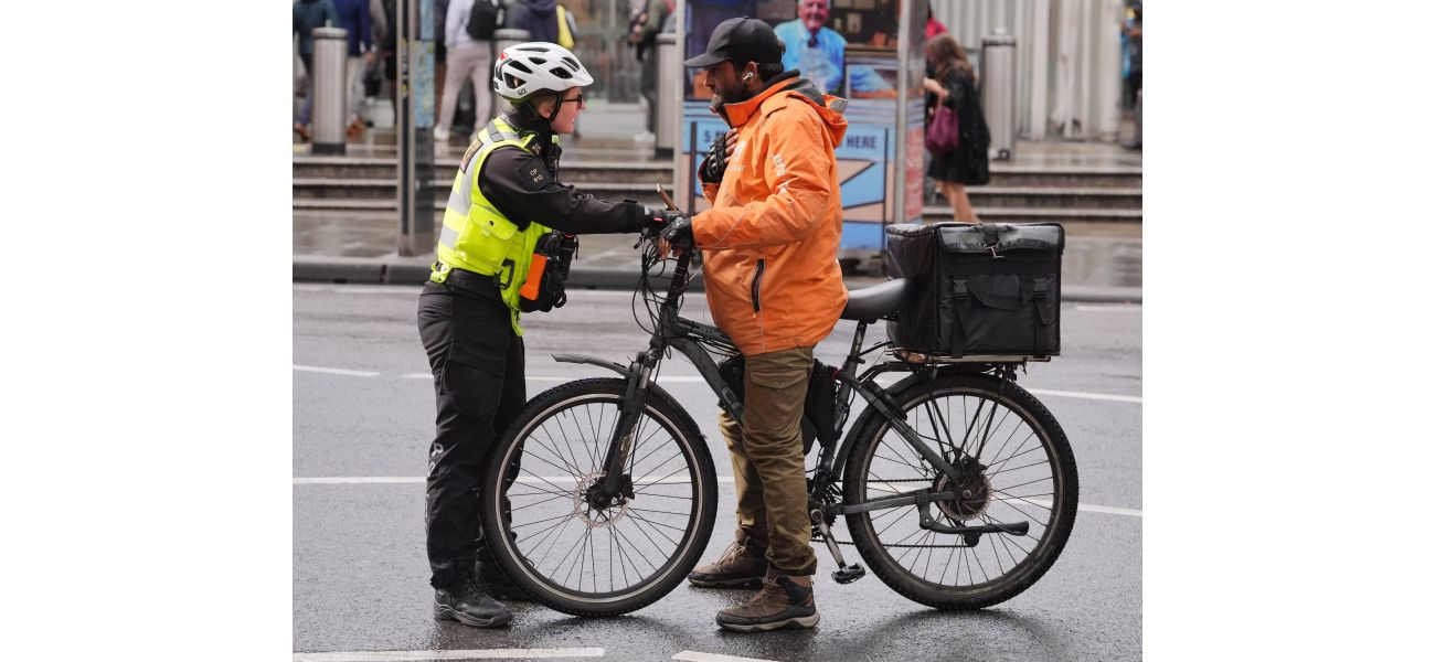 Illegal electric bicycle capable of reaching speeds of 70mph confiscated from London road.