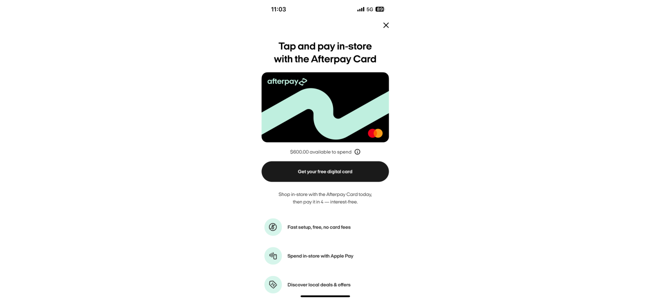Afterpay to implement self-imposed spending limit for customers.