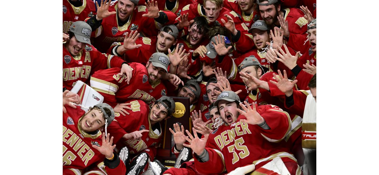 The DU Pioneers hockey team is top-ranked in the USCHO poll before the season begins.