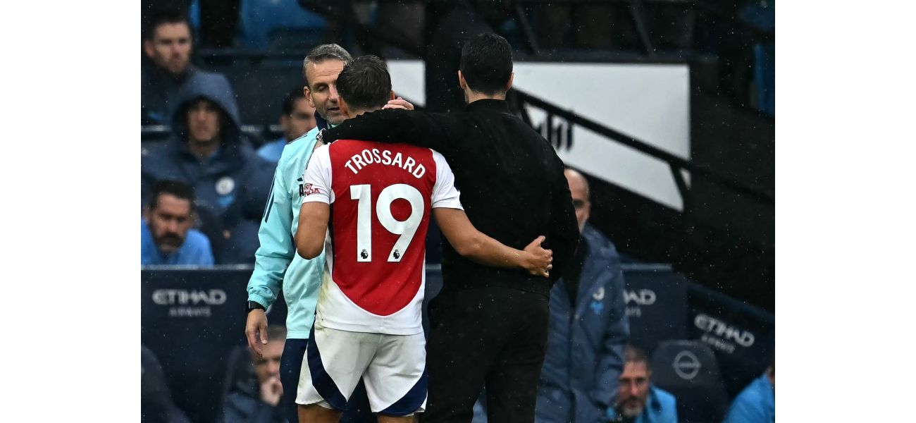 Leandro Trossard's message to Arsenal players after contentious red card.