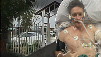 Twin brother praises cop as 'Superman' following accusation of hit and run.