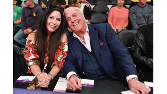 Wrestling icon Ric Flair, 74, and his wife Wendy, 65, end their 13-year marriage.