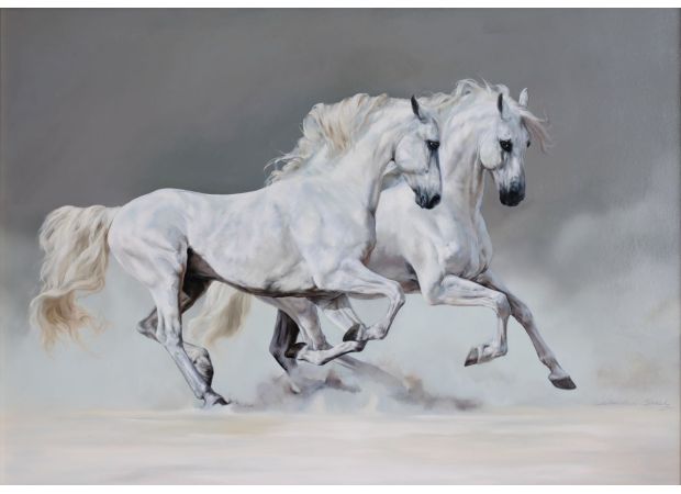 Natalie Stutely is an artist who loves to paint animals.