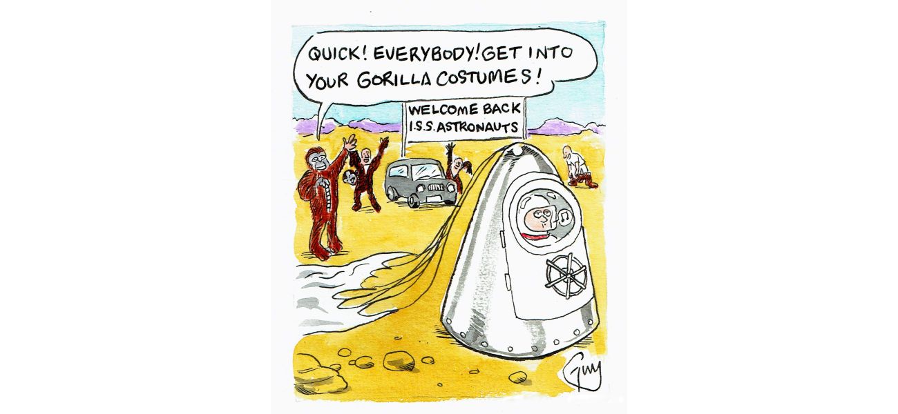A daily cartoon in the Metro newspaper, created by Guy Venables.