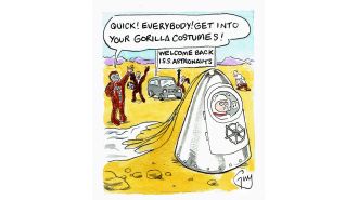 A daily cartoon in the Metro newspaper, created by Guy Venables.