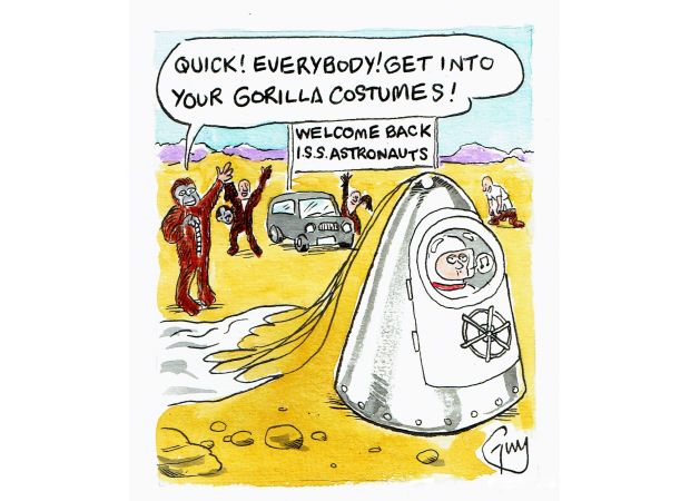 A daily cartoon in the Metro newspaper, created by Guy Venables.