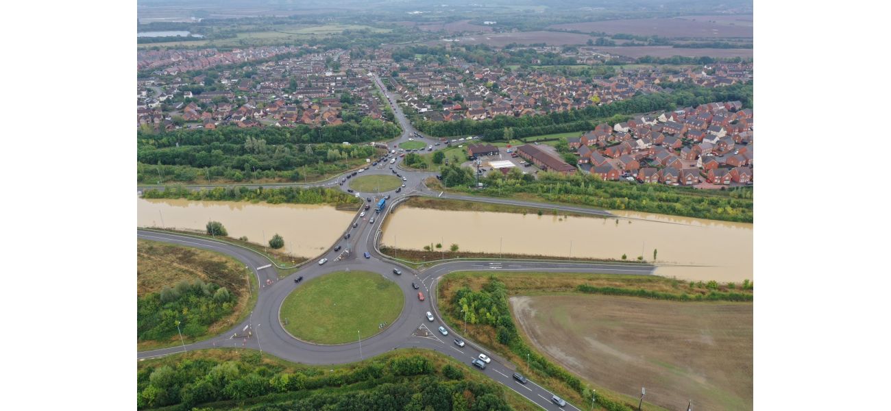 A main road has been shut for three days due to flood concerns, leading to travel disruptions.