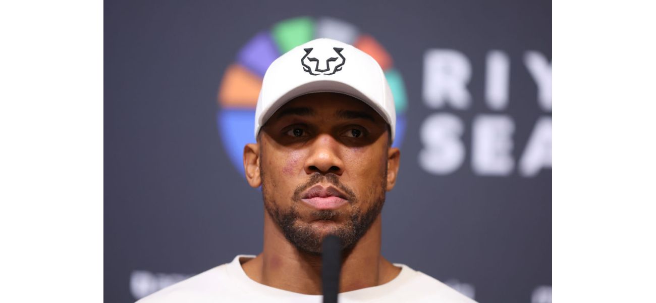 Training may have caused a mistake leading to speeding for Anthony Joshua.