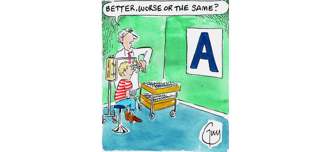 Cartoonist Guy Venables creates daily humorous comics for the Metro newspaper.